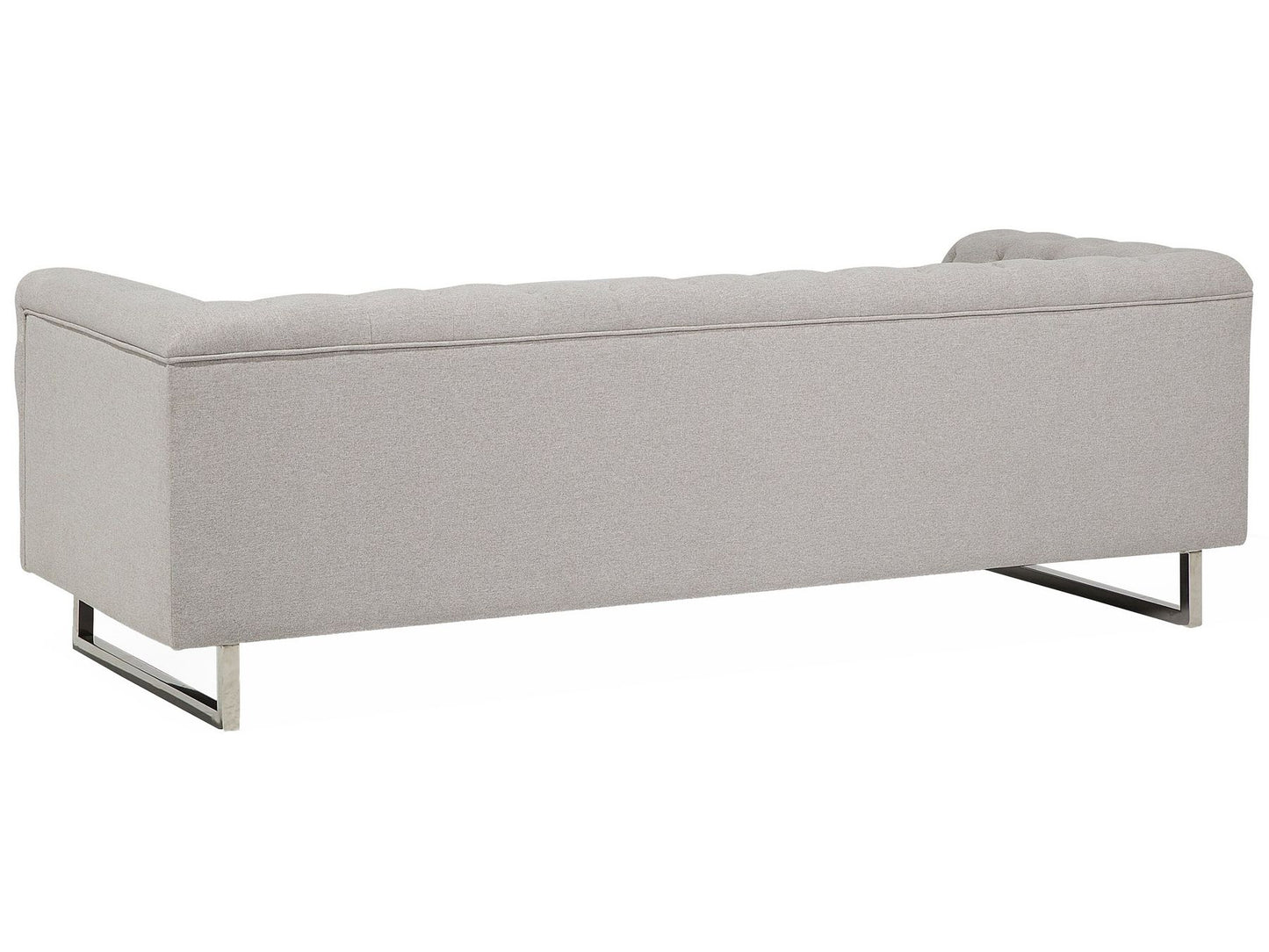 3 Seater Fabric Sofa Beige VISSLAND