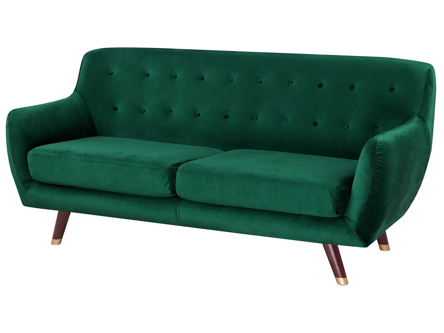 3 Seater Velvet Sofa Emerald Green BODO