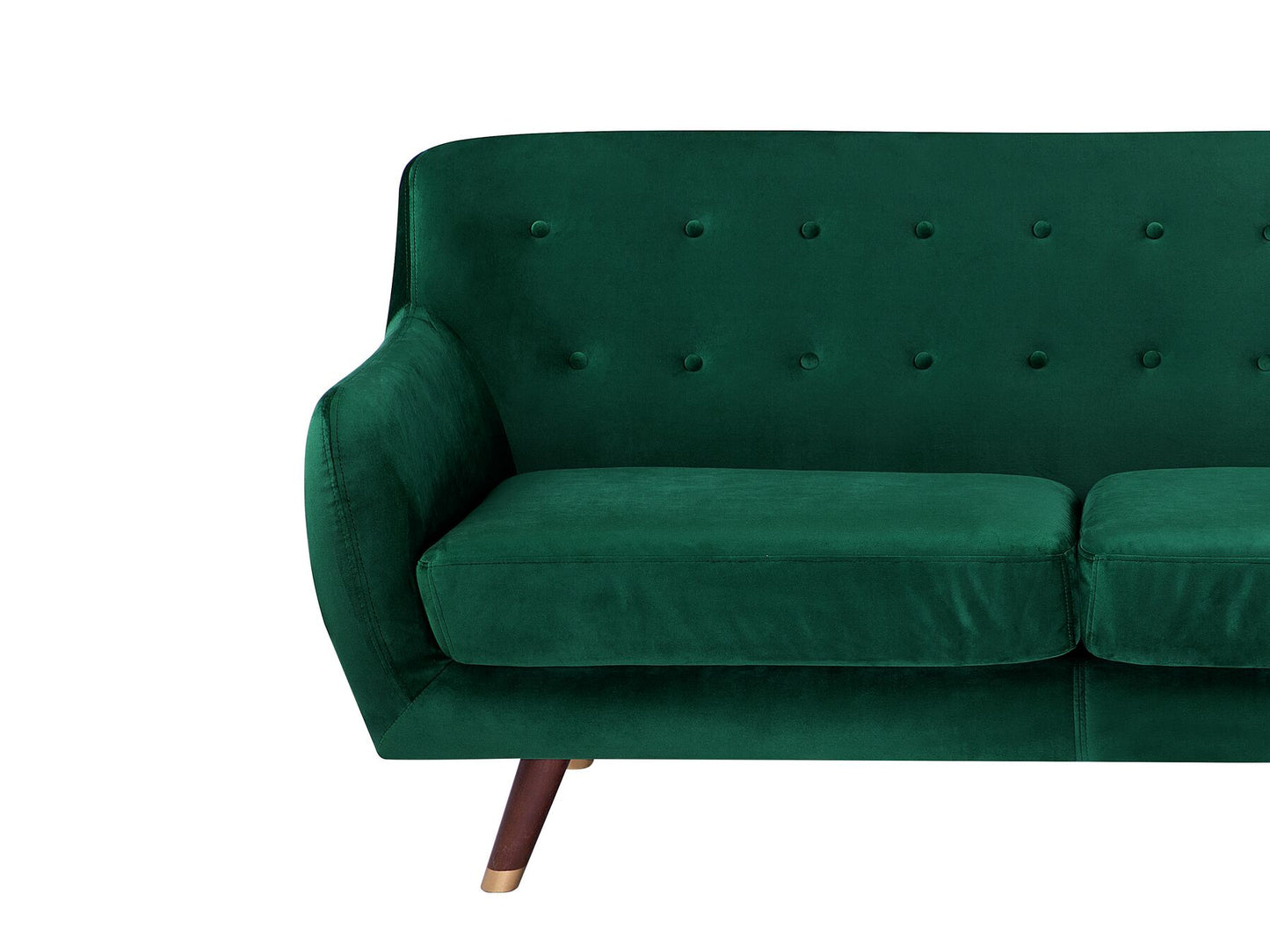3 Seater Velvet Sofa Emerald Green BODO