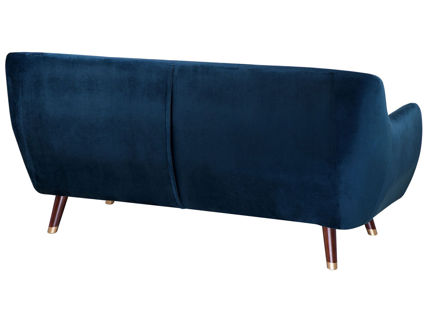3 Seater Velvet Sofa Navy Blue BODO