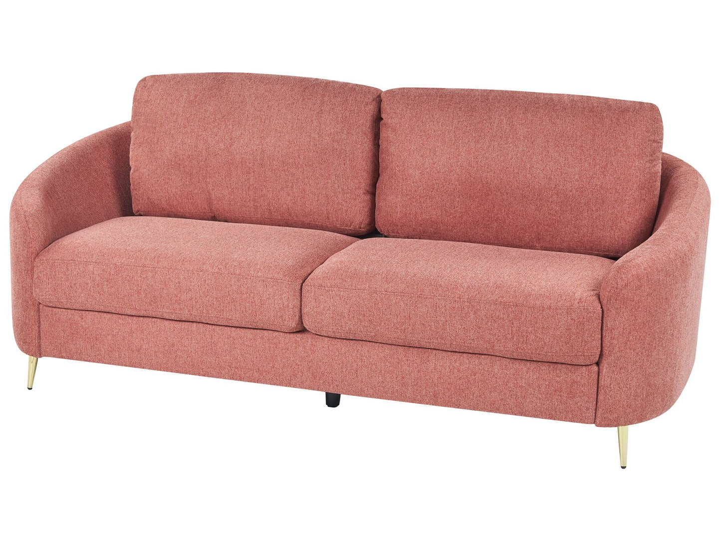 3 Seater Fabric Sofa Pink TROSA