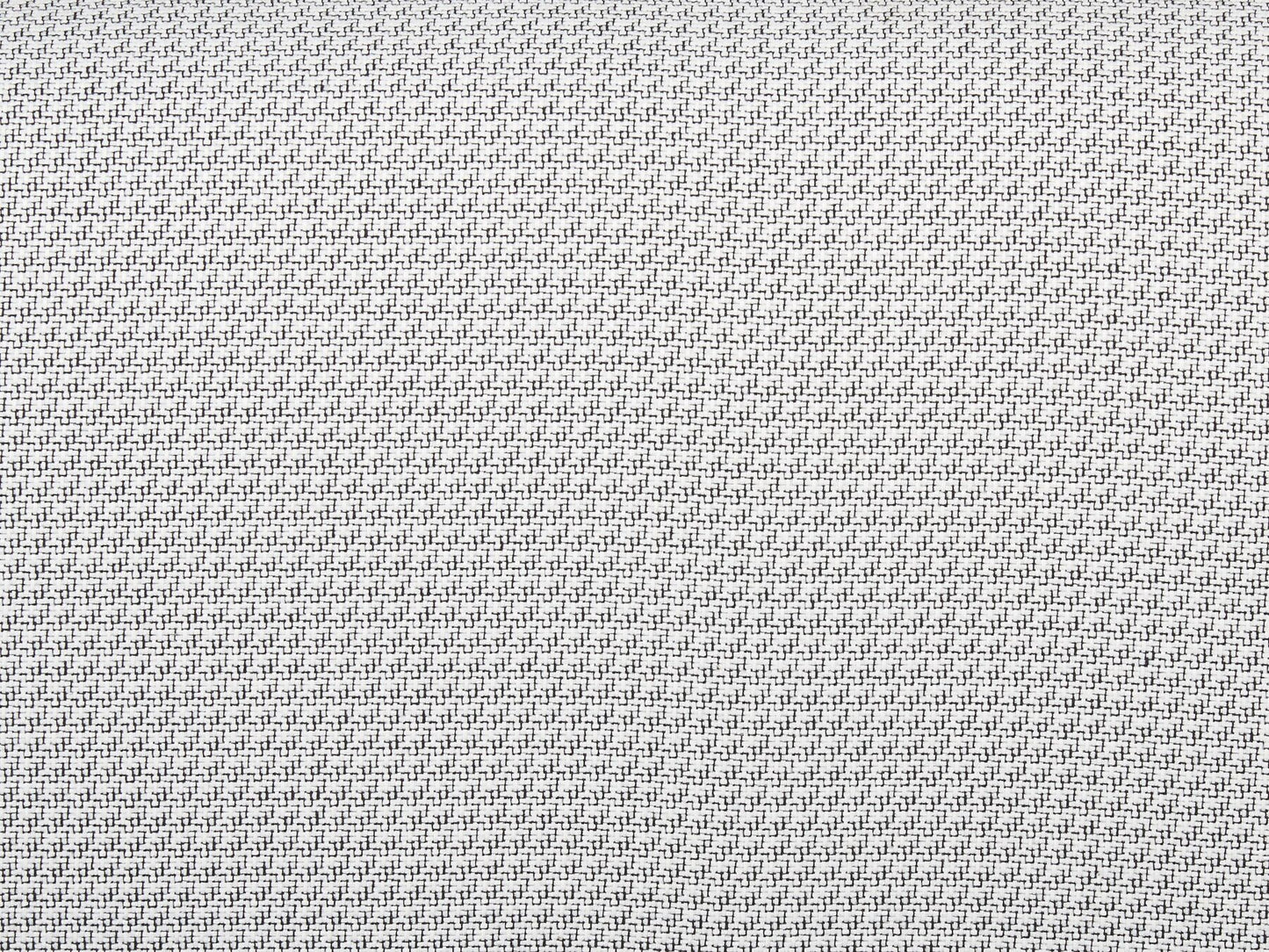 2 Seater Fabric Sofa Black and White LOEN
