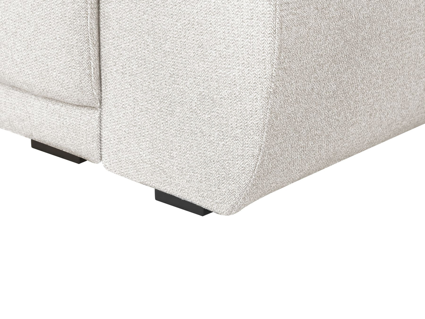 4 Seater Fabric Sofa Beige TORPO