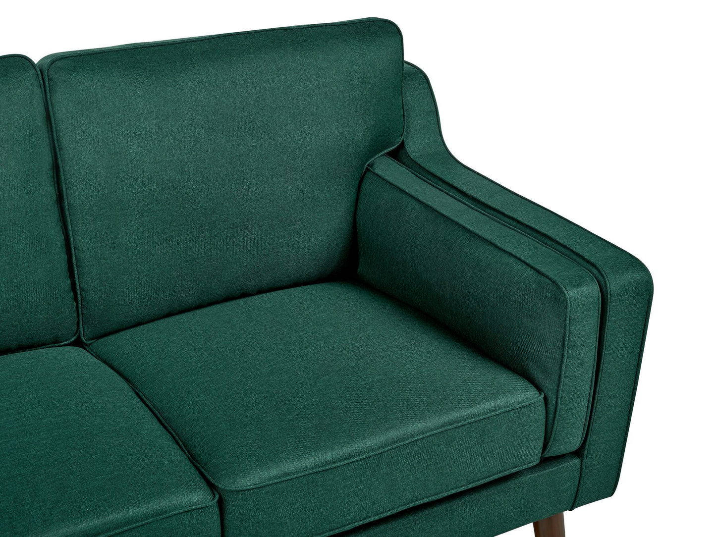 3 Seater Fabric Sofa Dark Green LOKKA