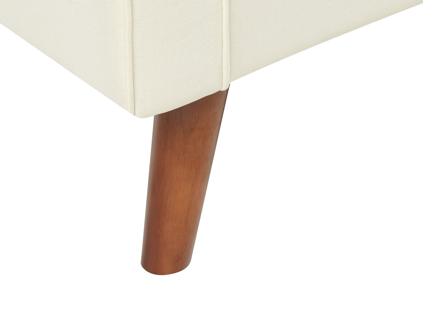 3 Seater Fabric Sofa Off-White LOKKA