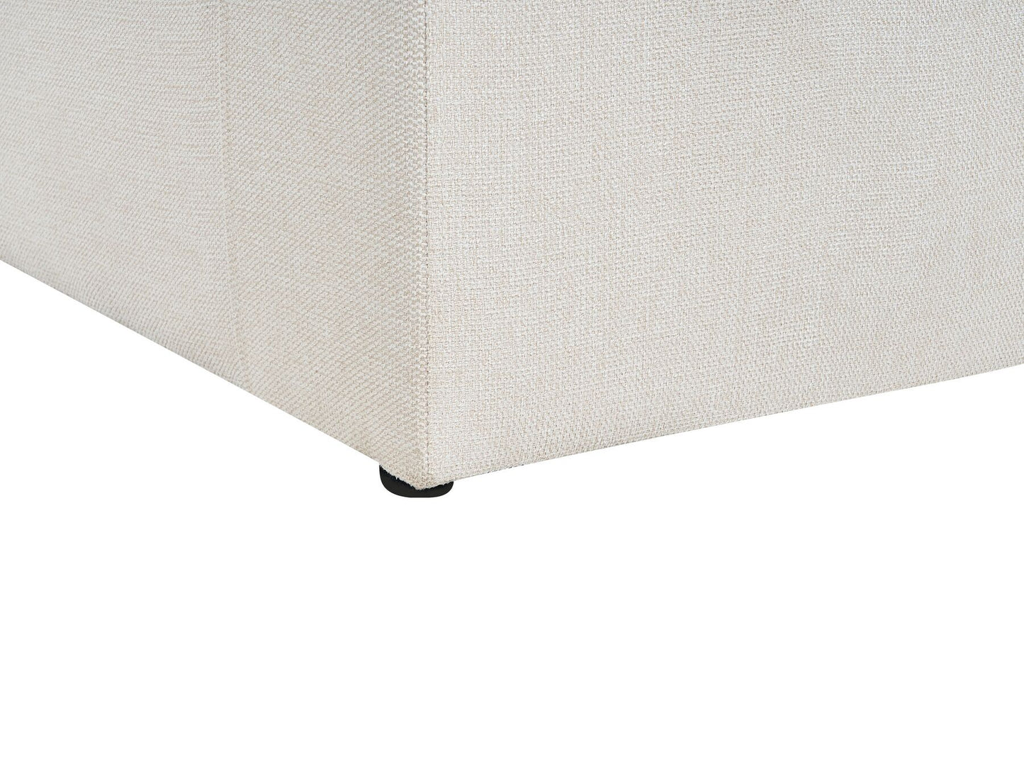 3 Seater Fabric Sofa Light Beige ALLA