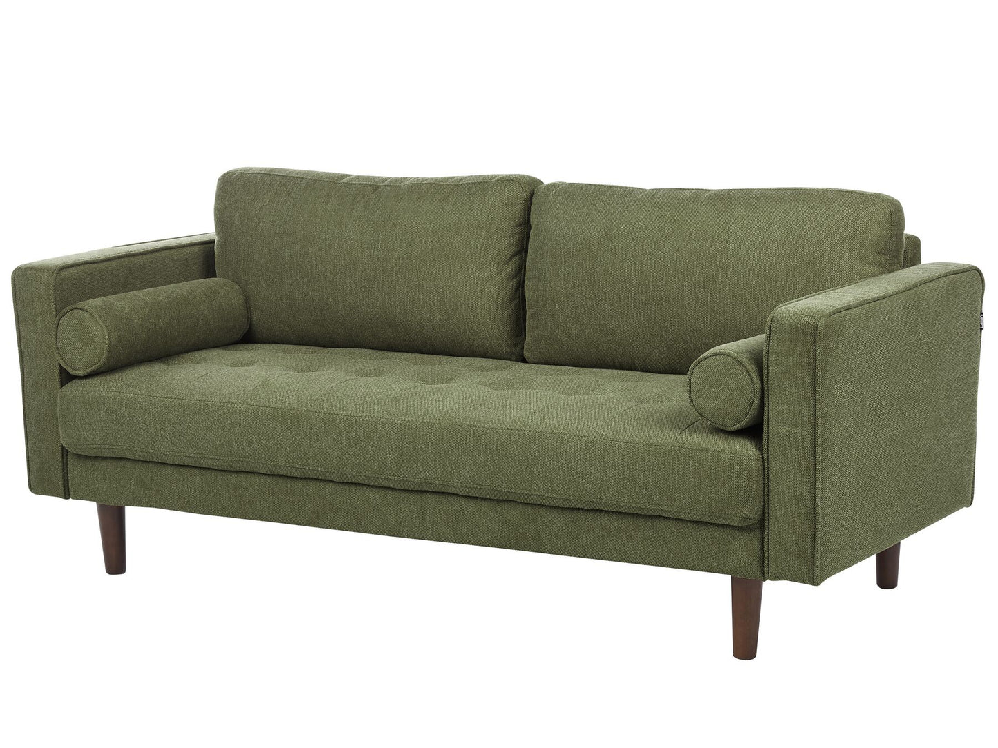 3 Seater Fabric Sofa Green NURMO