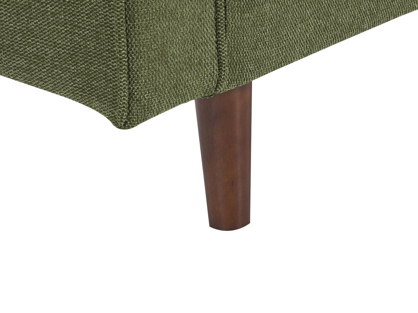 3 Seater Fabric Sofa Green NURMO
