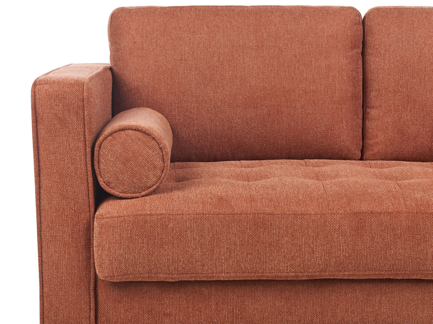 3 Seater Fabric Sofa Golden Brown NURMO