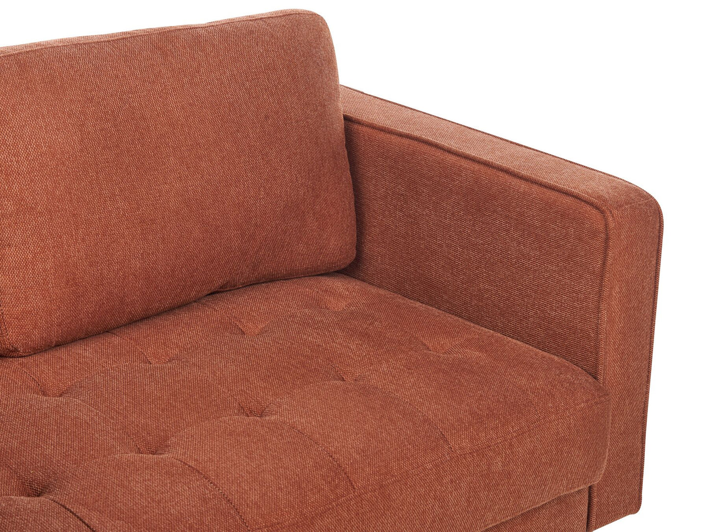 3 Seater Fabric Sofa Golden Brown NURMO