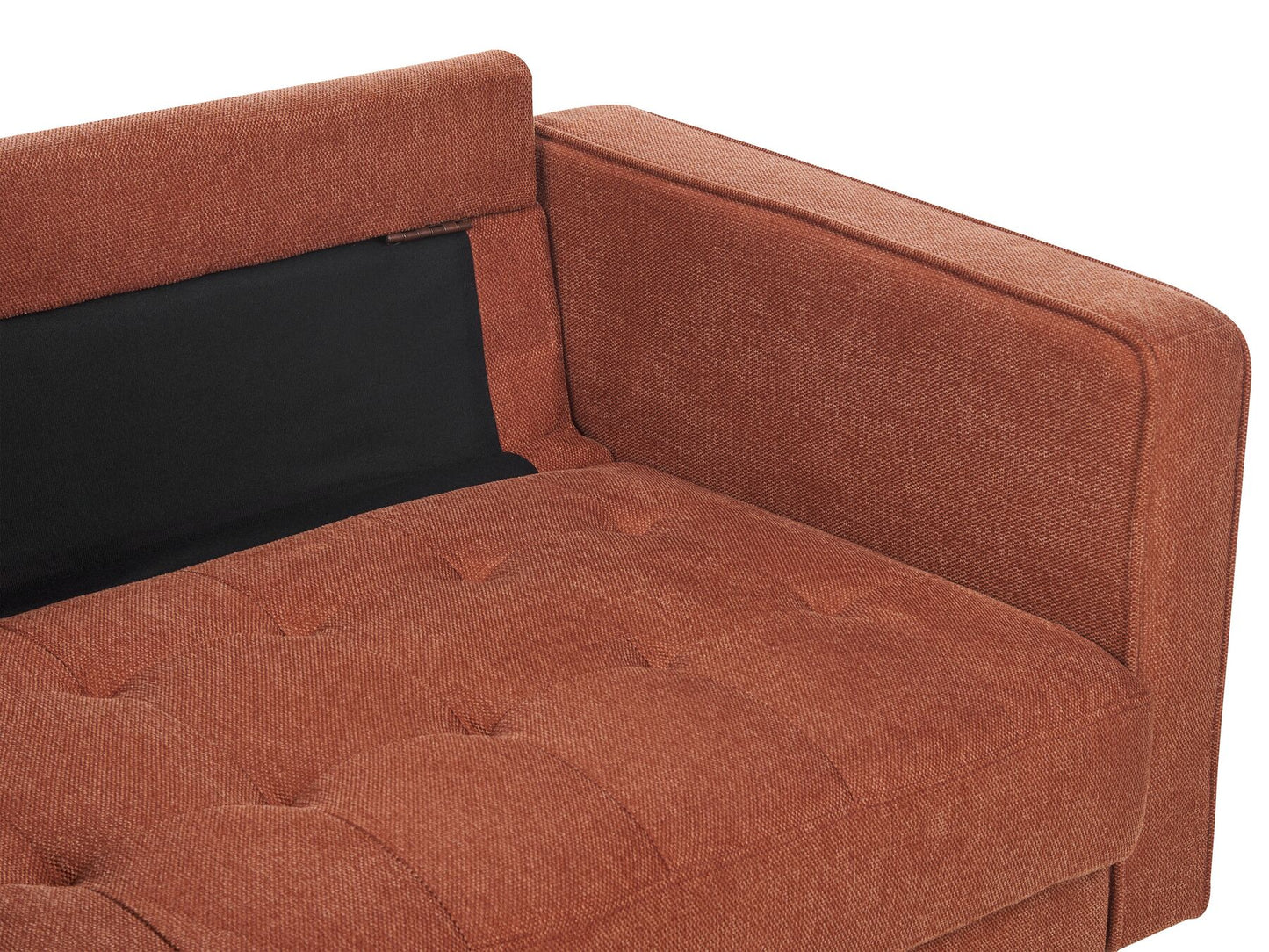 3 Seater Fabric Sofa Golden Brown NURMO