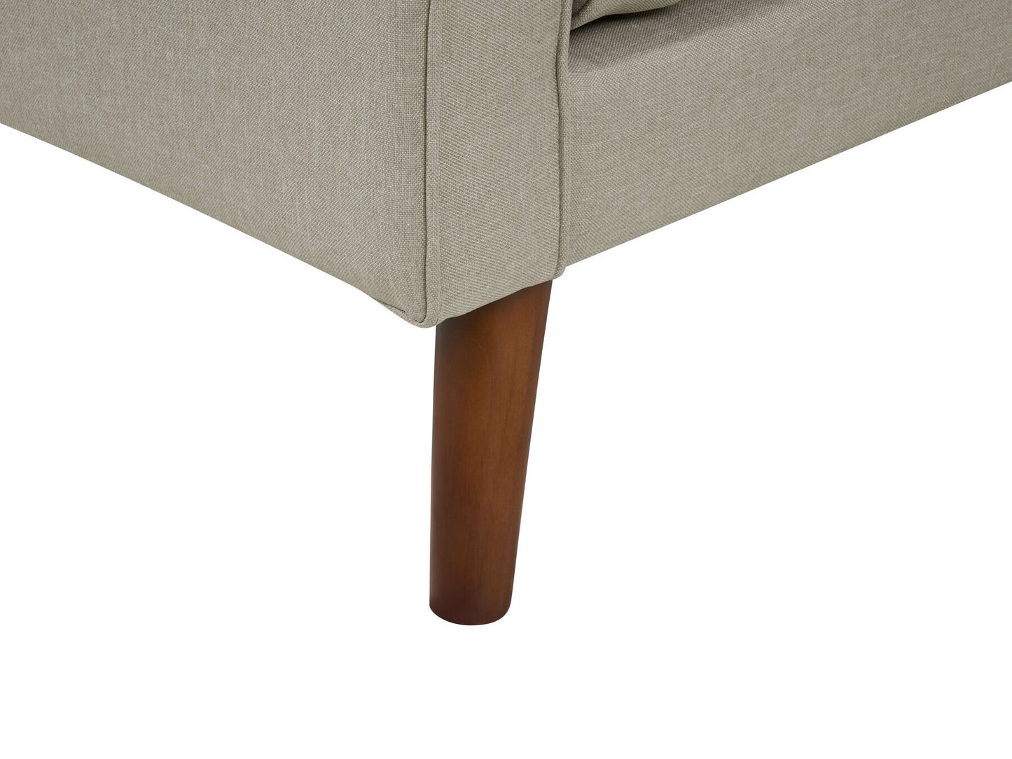 3 Seater Fabric Sofa Beige LOKKA