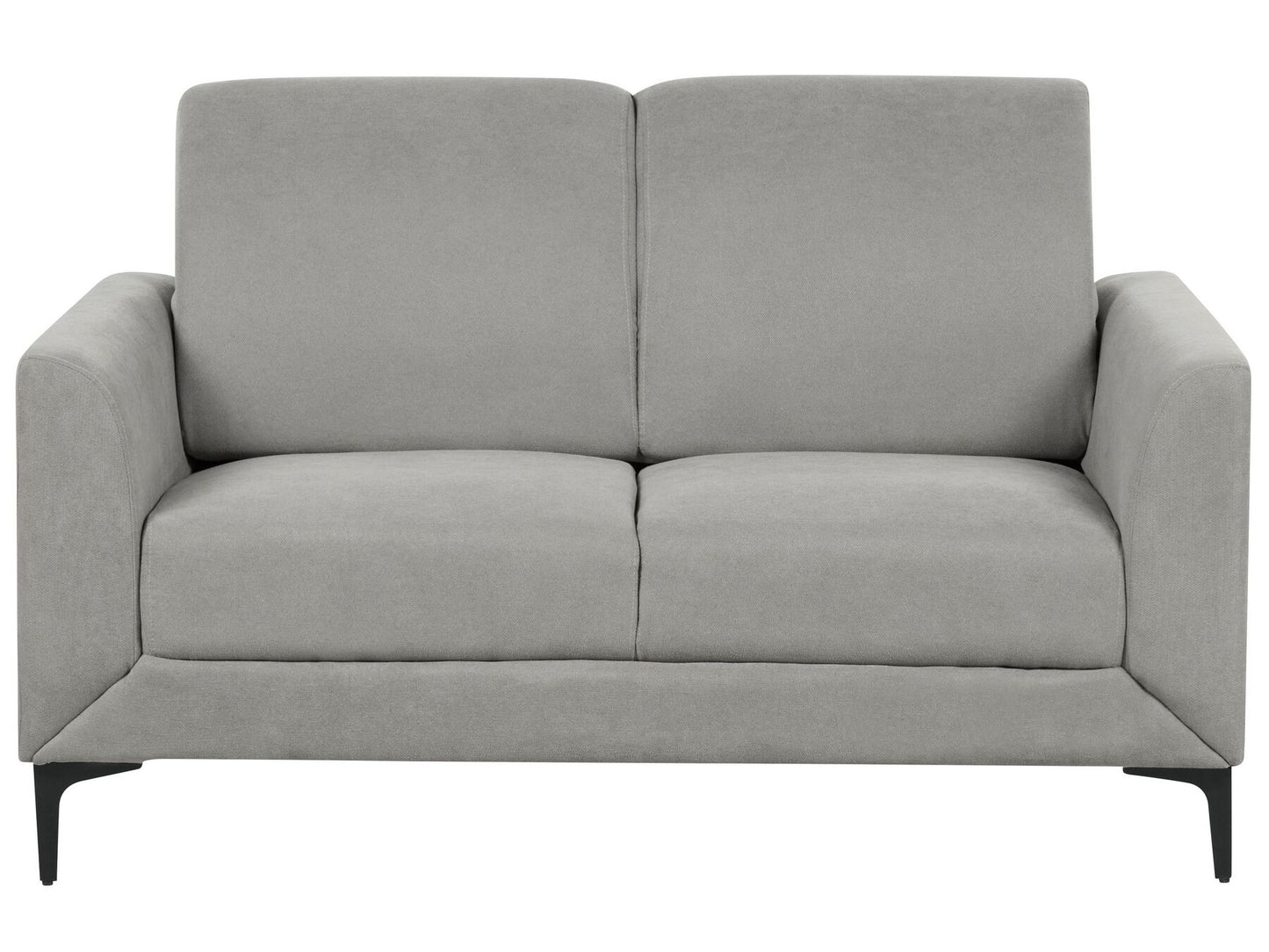 2 Seater Fabric Sofa Grey FENES