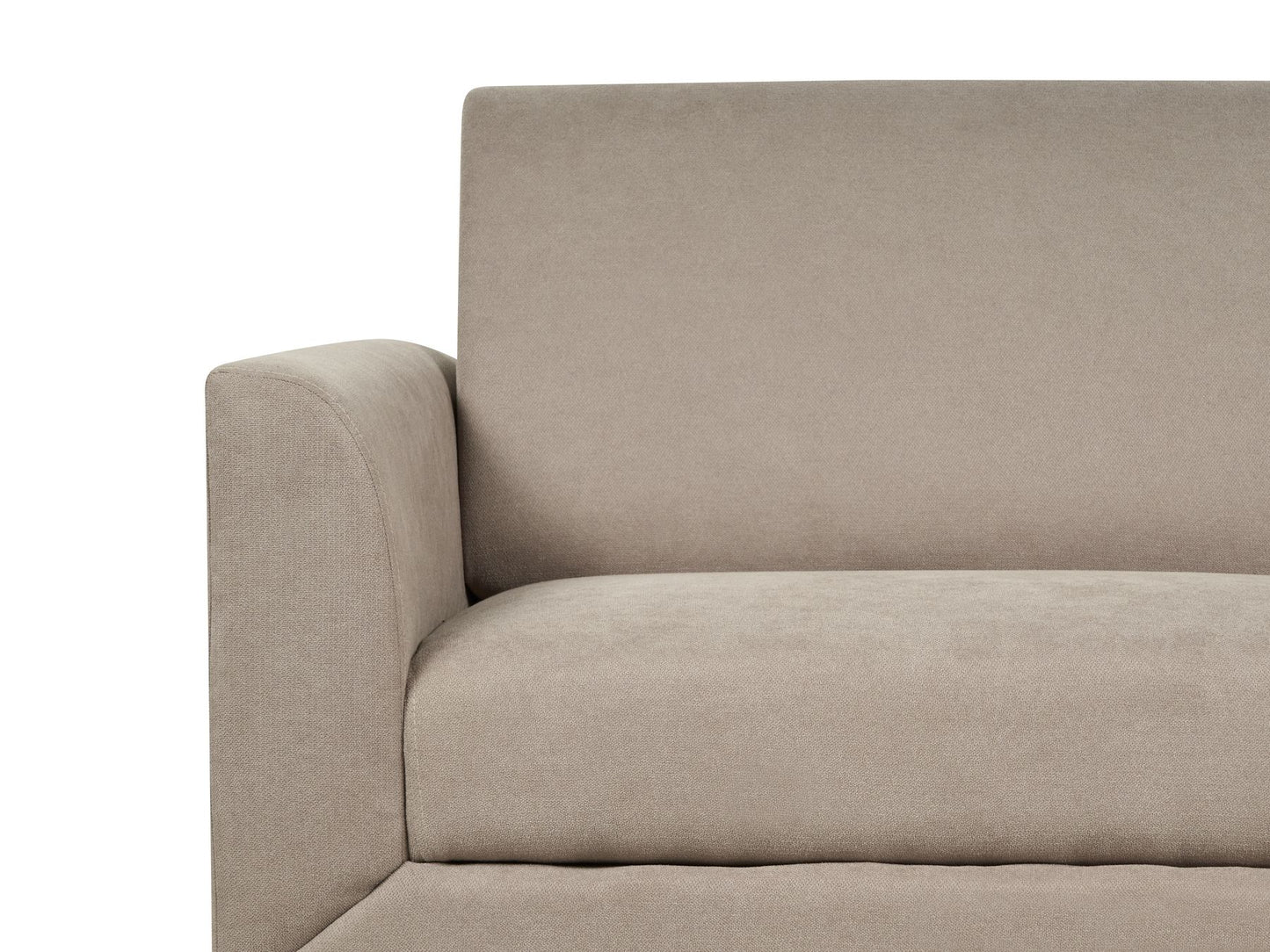 2 Seater Fabric Sofa Taupe FENES