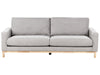 3 Seater Fabric Sofa Grey