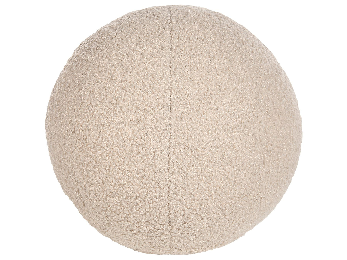 3 Seater Boucle Sofa Beige LEIREN