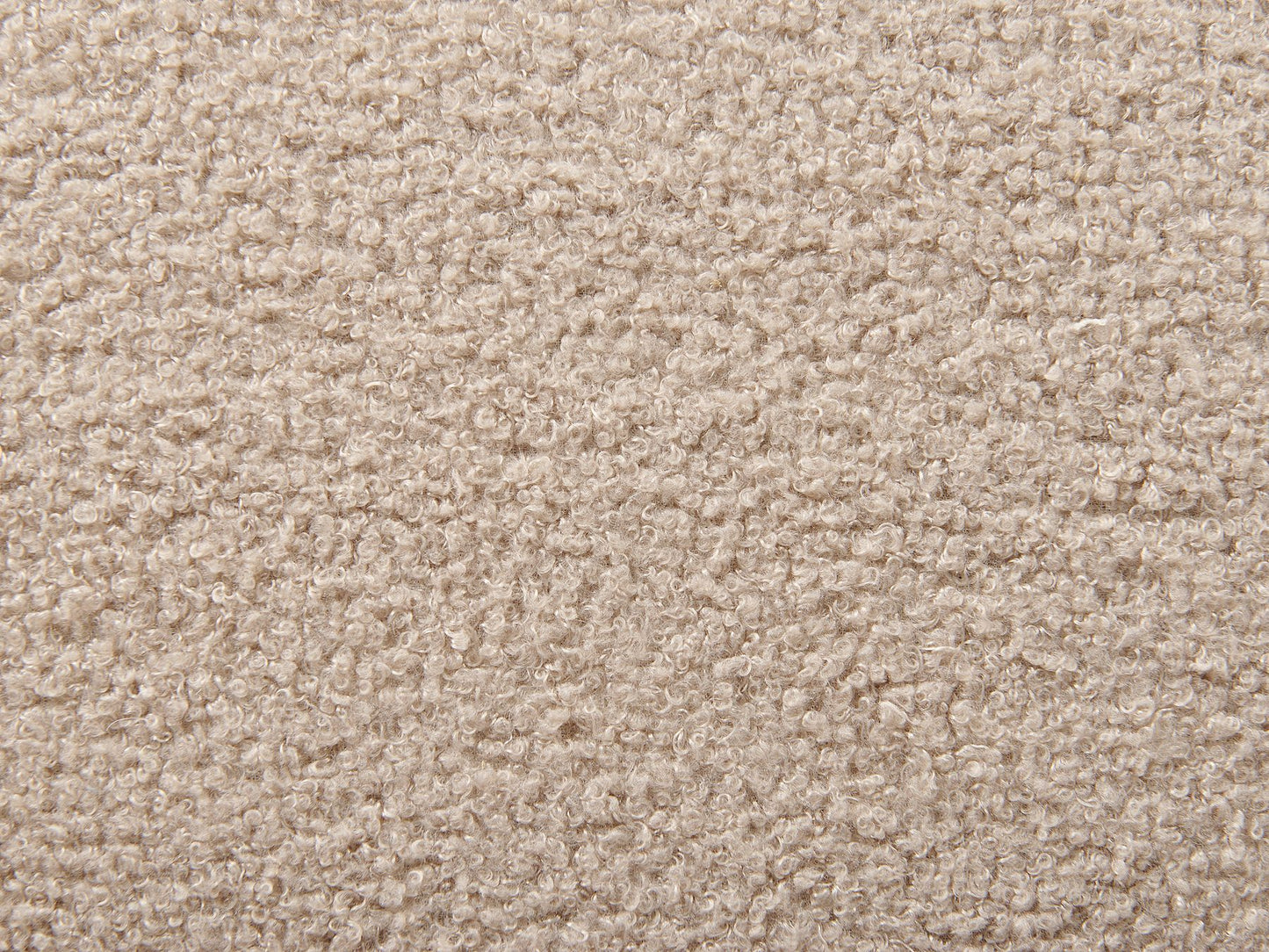 3 Seater Boucle Sofa Beige LEIREN