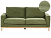 2 Seater Jumbo Cord Sofa Green