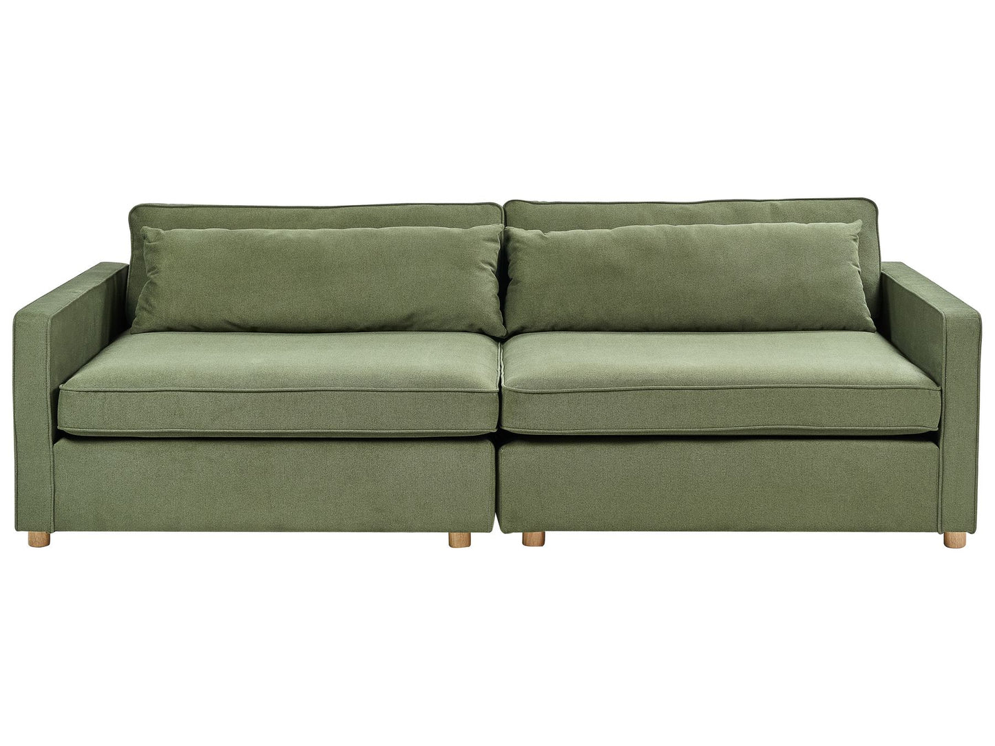 3 Seater Fabric Sofa Green VINSTRA