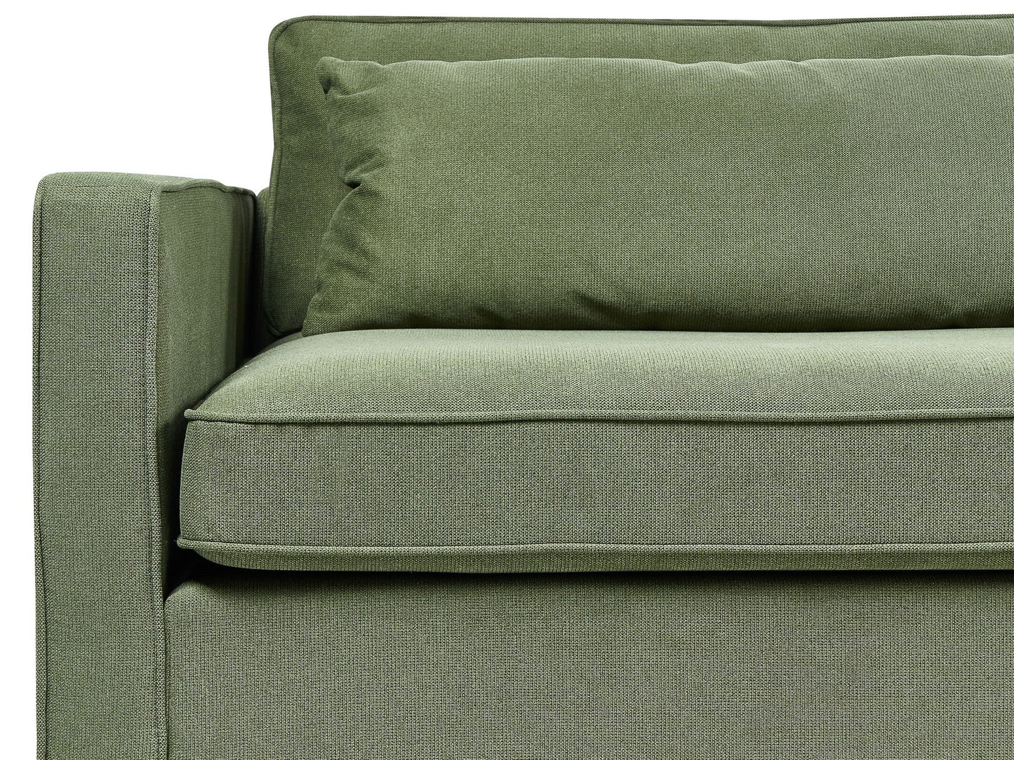 3 Seater Fabric Sofa Green VINSTRA