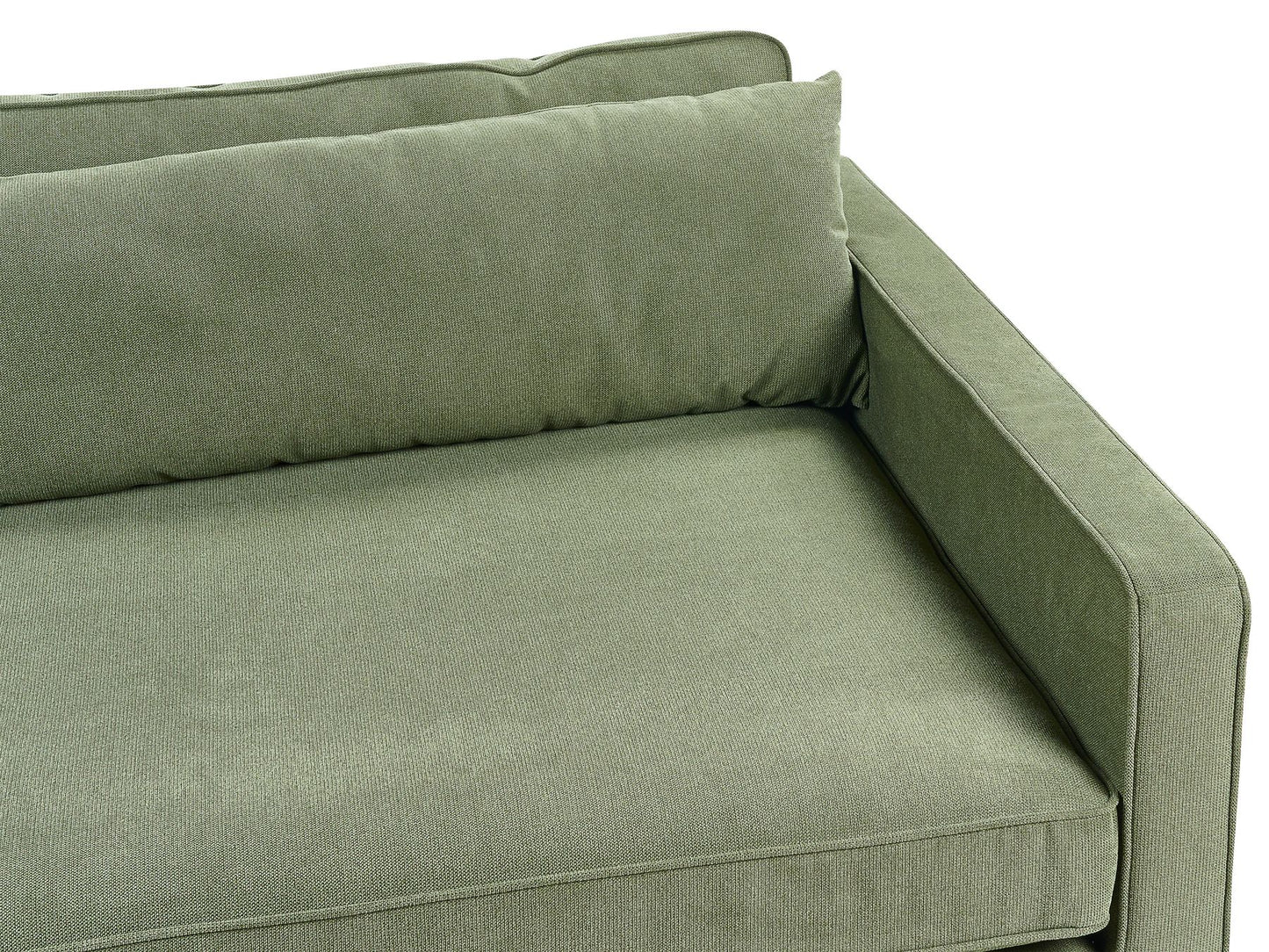 3 Seater Fabric Sofa Green VINSTRA