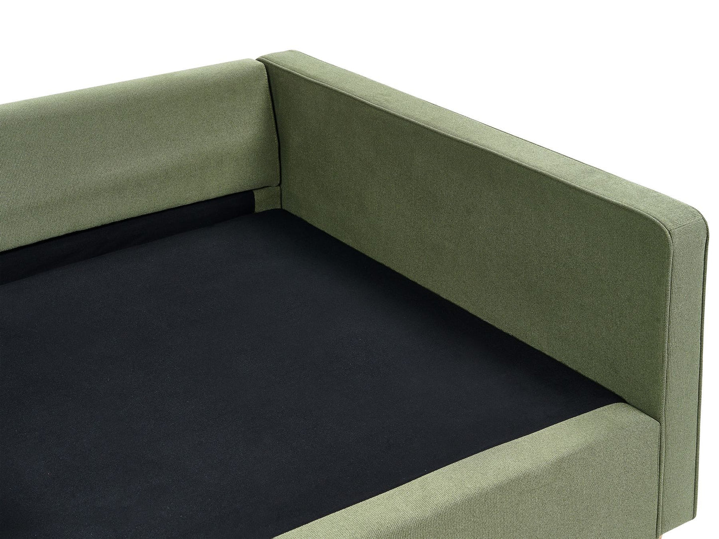 3 Seater Fabric Sofa Green VINSTRA