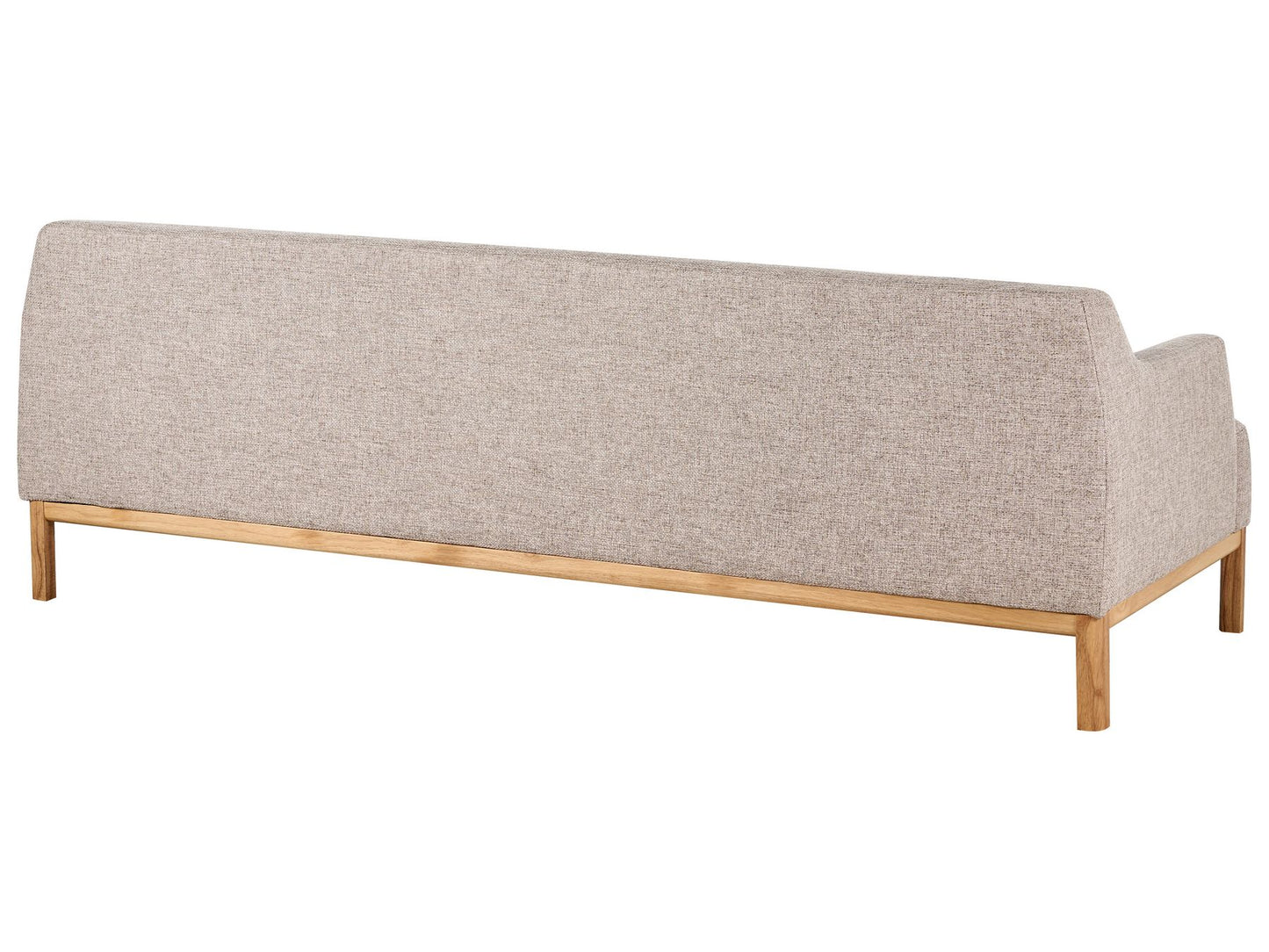 3 Seater Fabric Sofa Light Brown SOSJO