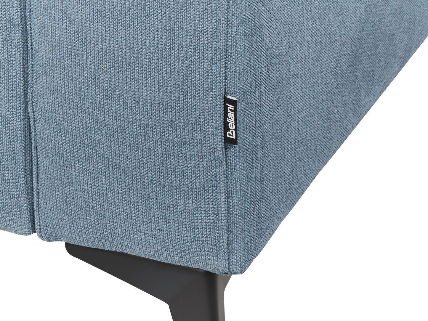 3 Seater Fabric Sofa Blue ANGE