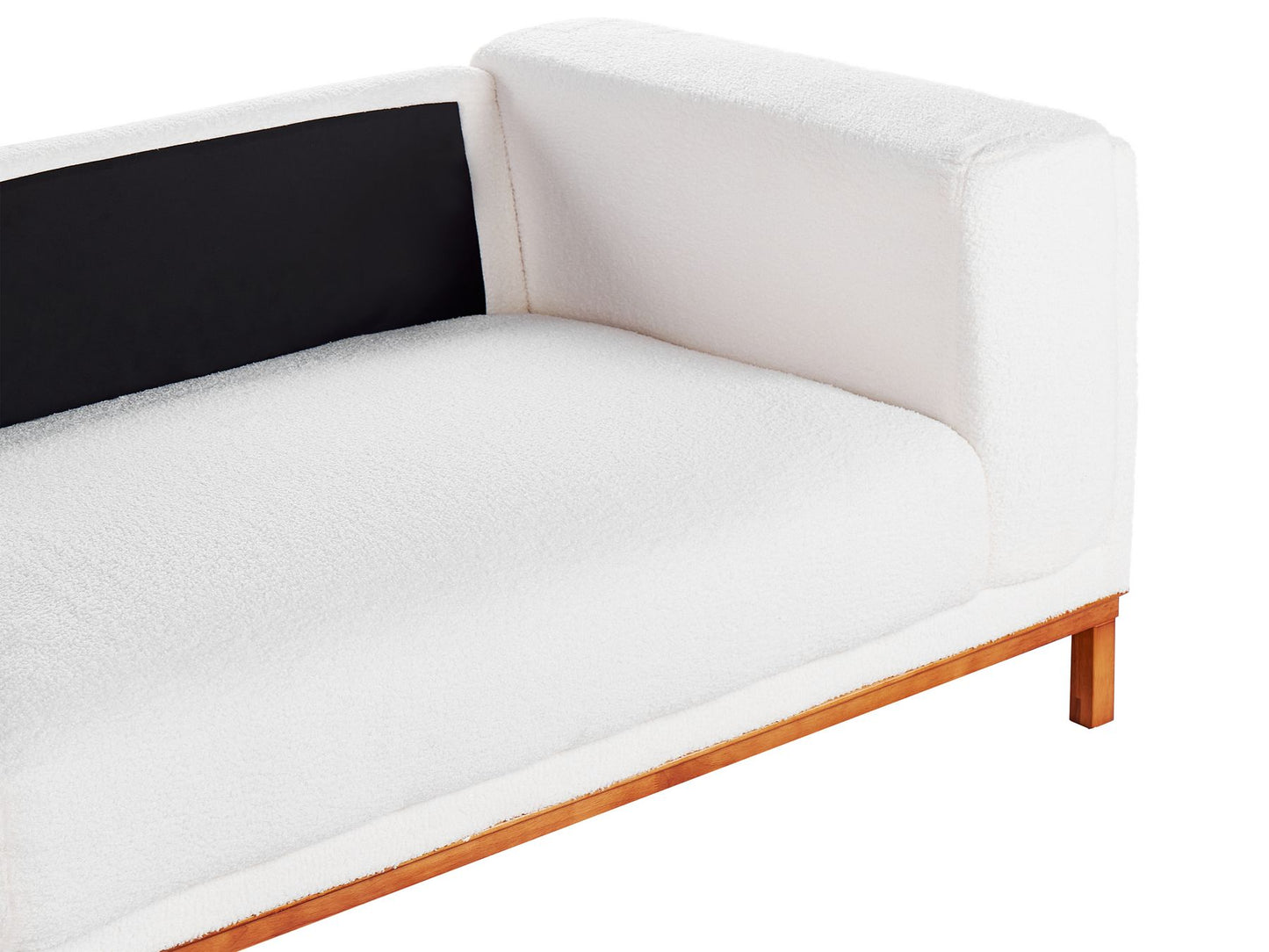 4 Seater Boucle Sofa Off-White VENG