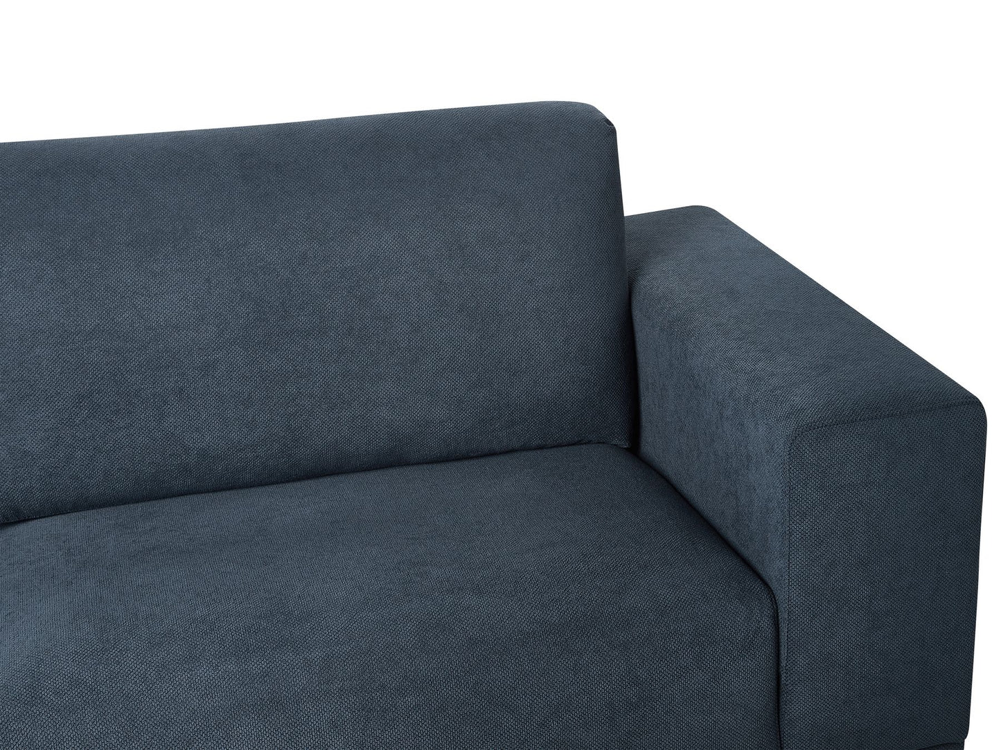 3 Seater Fabric Sofa Blue NIVALA