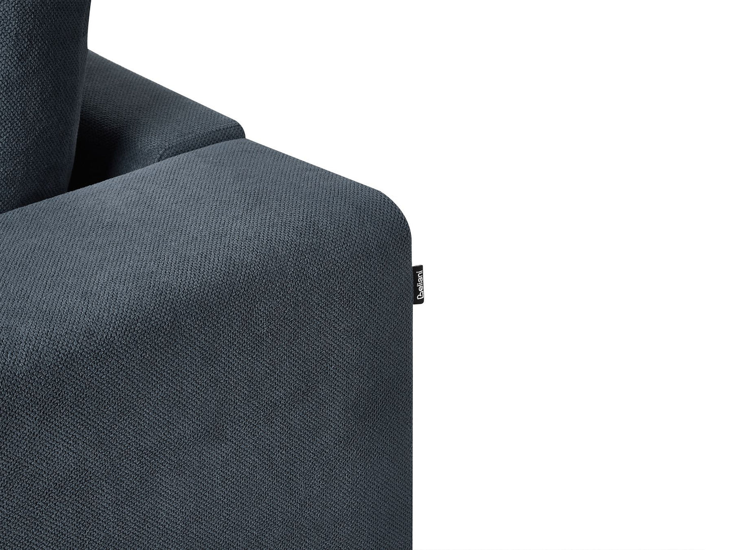 3 Seater Fabric Sofa Blue NIVALA