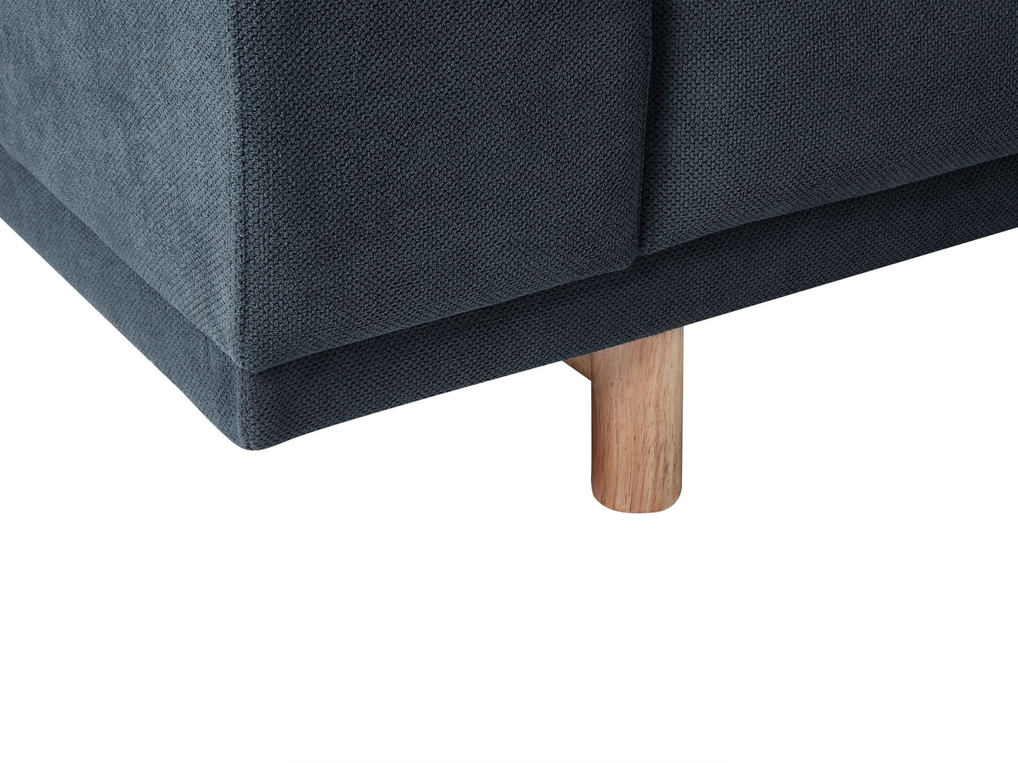 3 Seater Fabric Sofa Blue NIVALA
