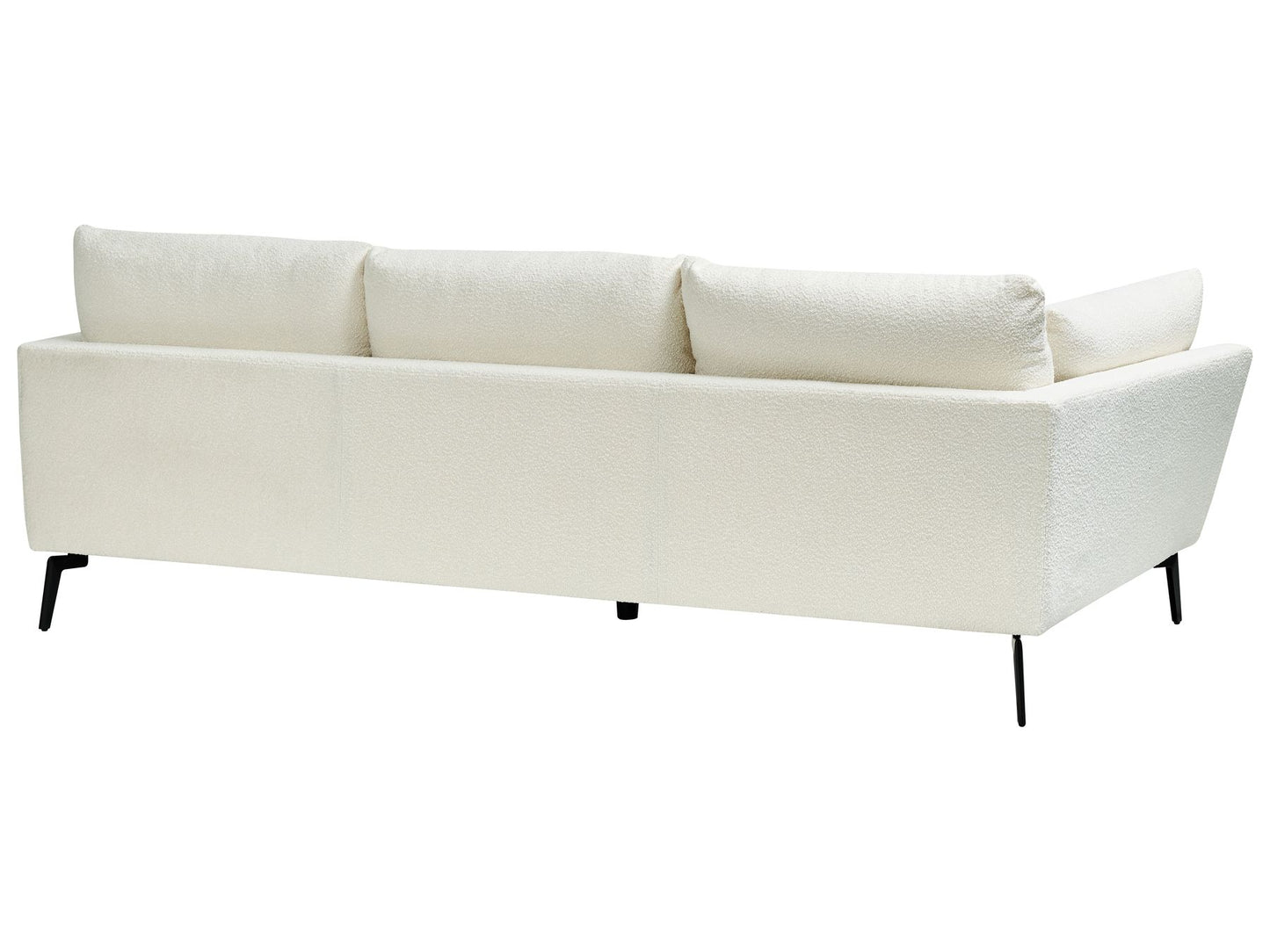 4 Seater Boucle Sofa White NENOLA