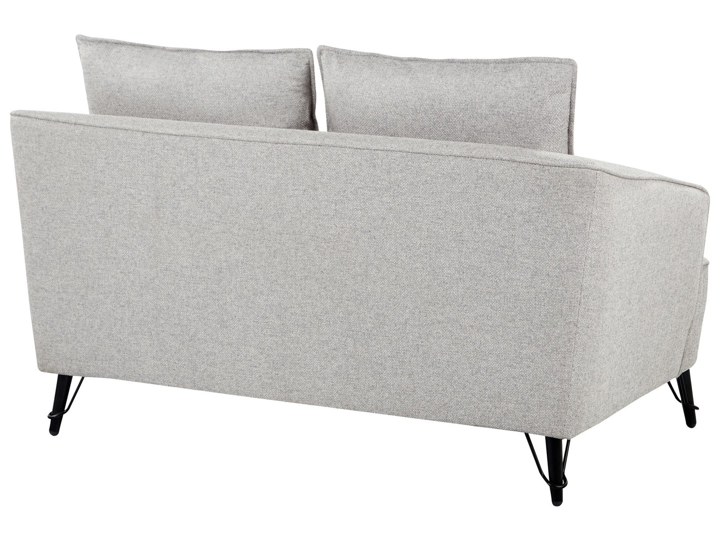 2 Seater Fabric Sofa Grey HOBRO
