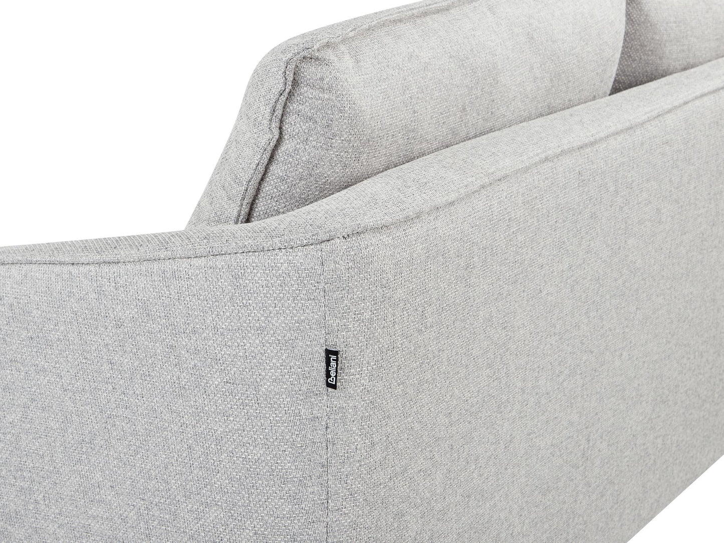 2 Seater Fabric Sofa Grey HOBRO