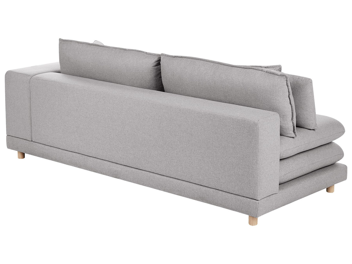 2 Seater Fabric Sofa Grey HEDEN