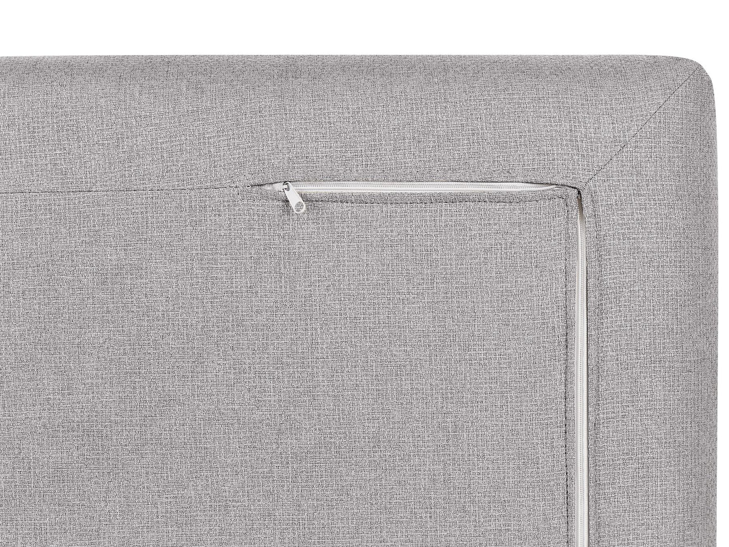 2 Seater Fabric Sofa Grey HEDEN