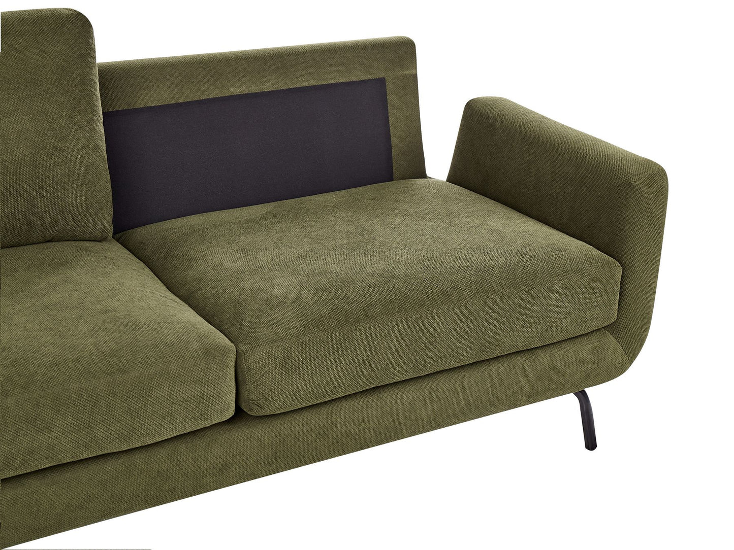 3 Seater Fabric Sofa Dark Green VESALA