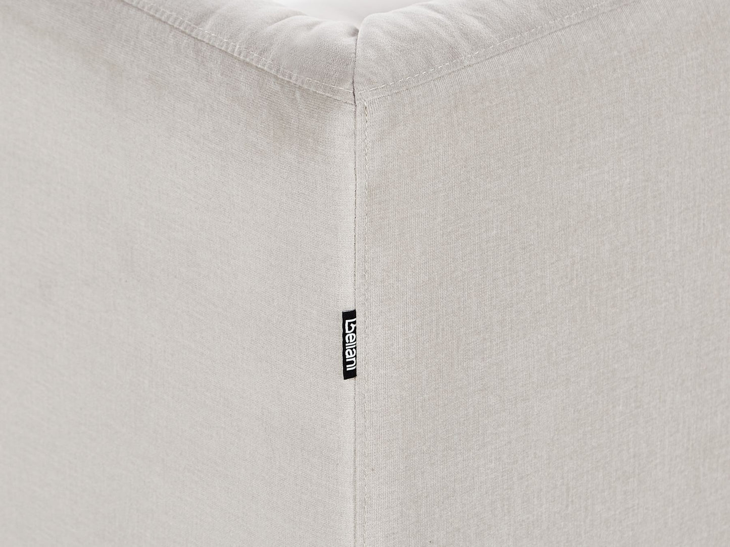 3 Seater Fabric Sofa Light Beige BYSKE