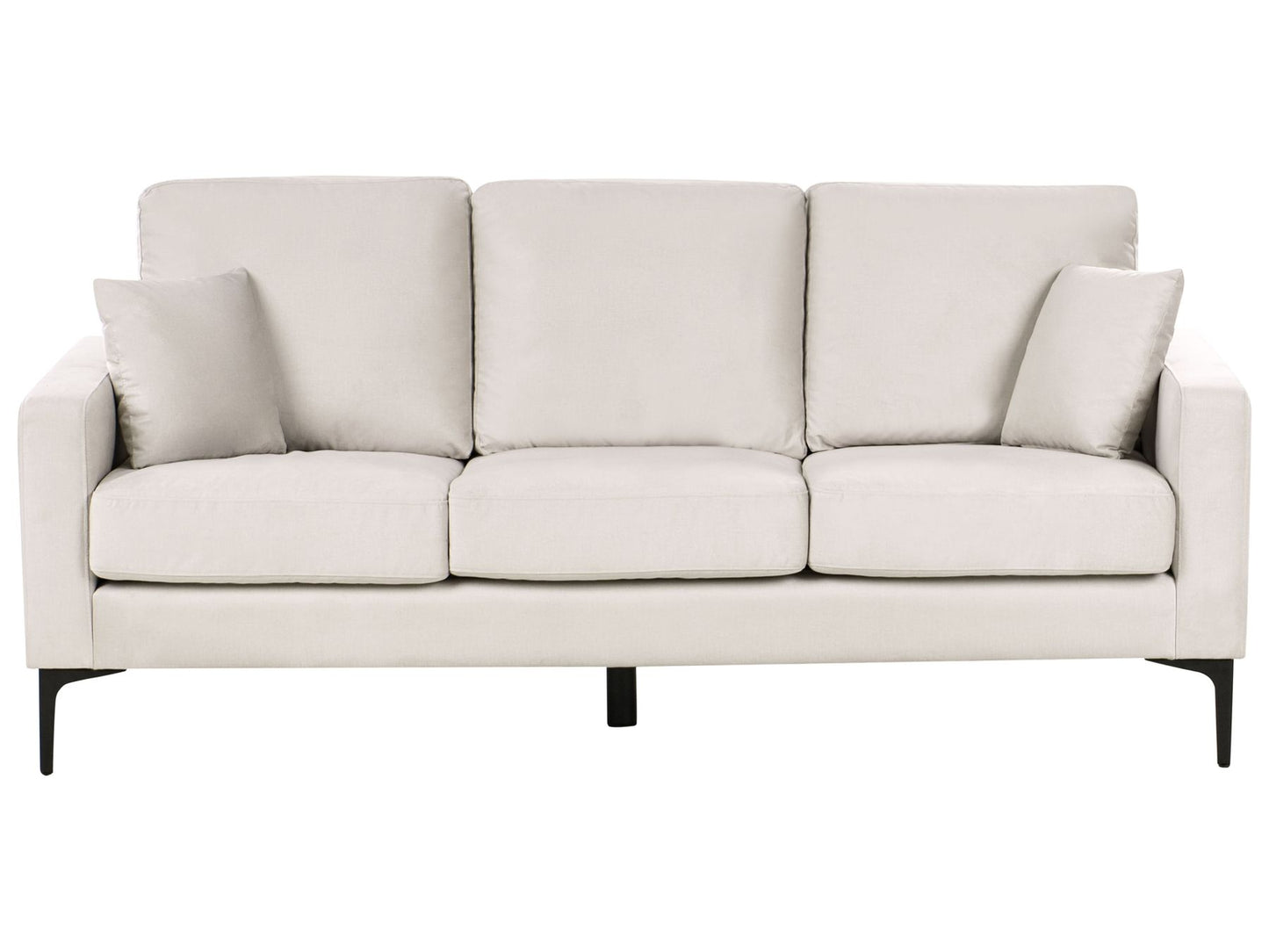 3 Seater Fabric Sofa Light Beige GAVLE