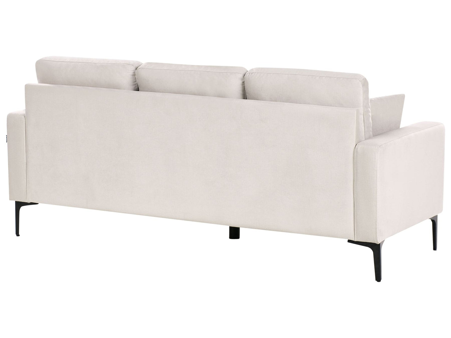 3 Seater Fabric Sofa Light Beige GAVLE