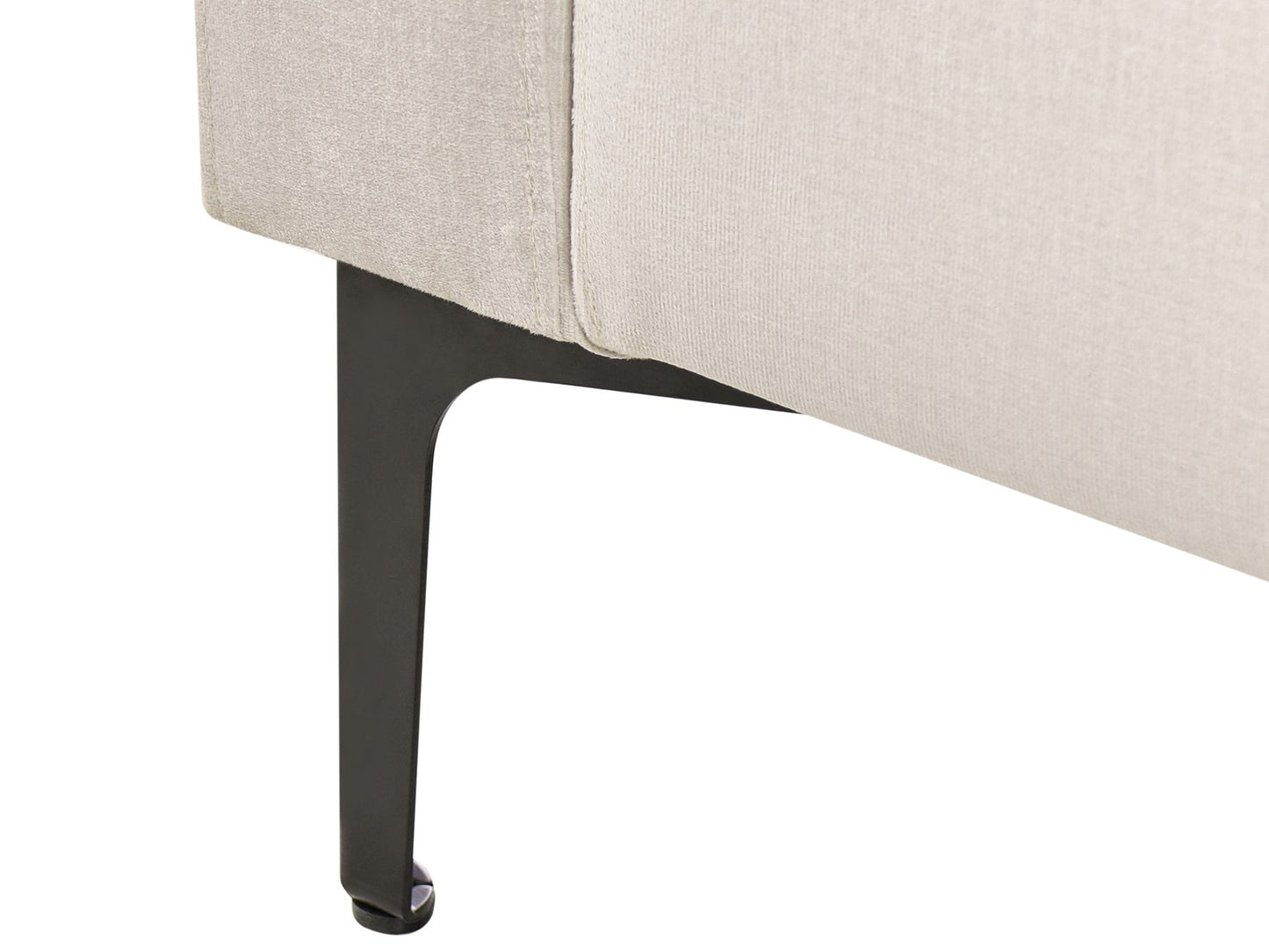 3 Seater Fabric Sofa Light Beige GAVLE