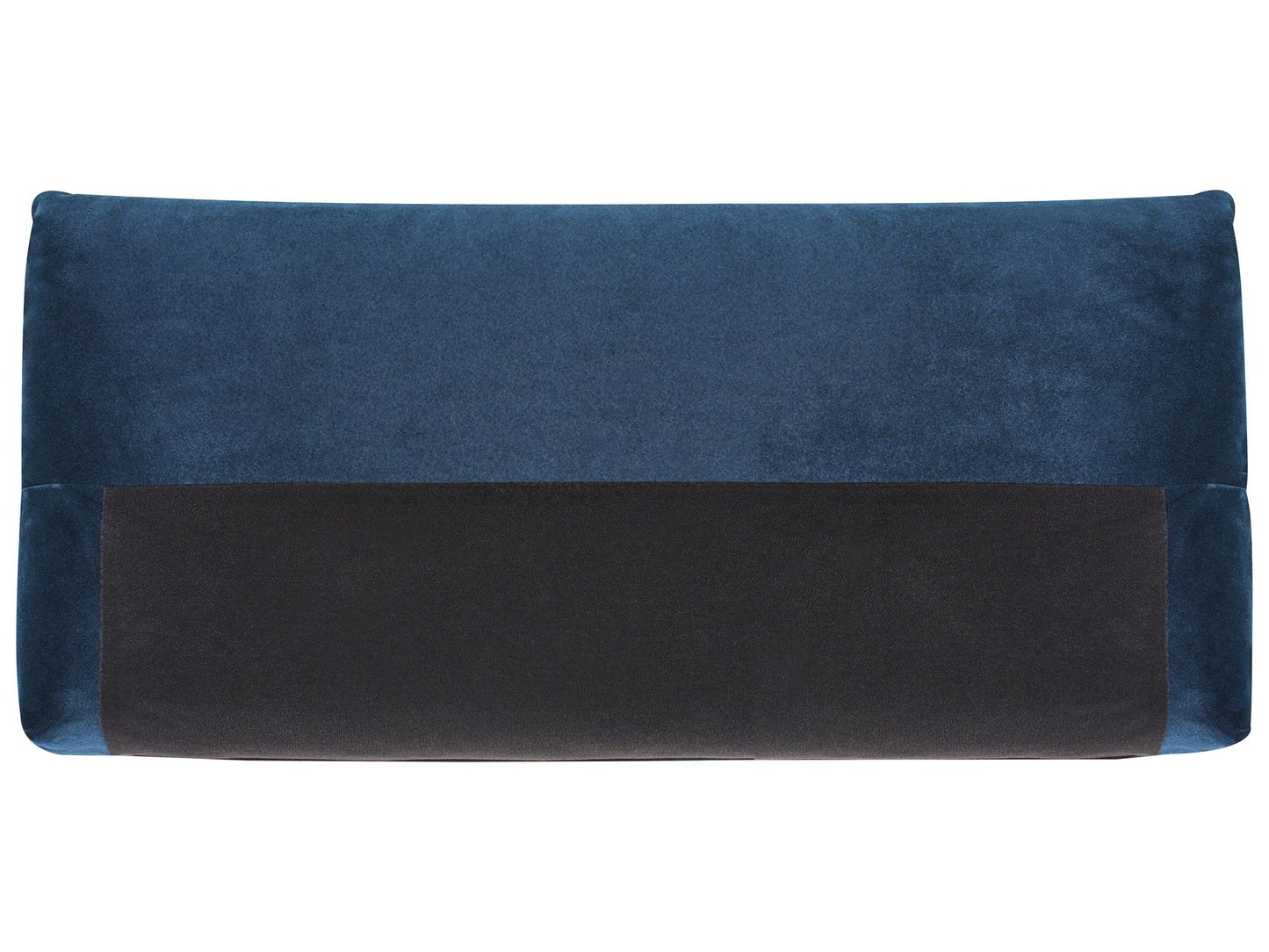 3 Seater Velvet Sofa Dark Blue LUVOS
