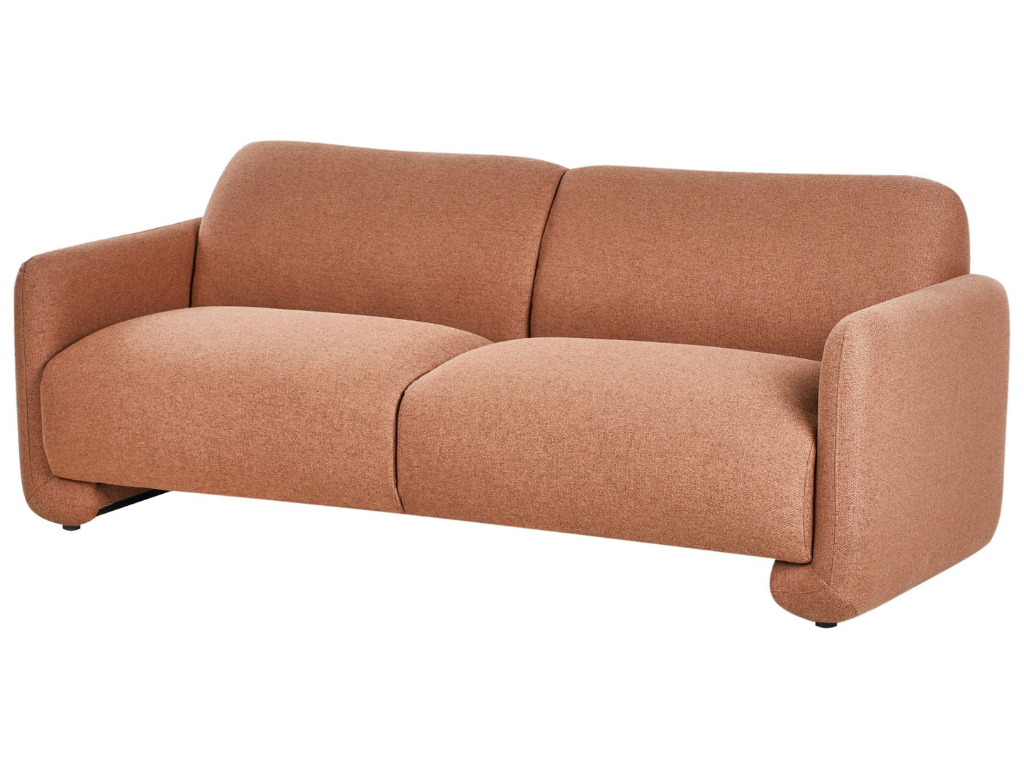 3 Seater Fabric Sofa Golden Brown SALAND