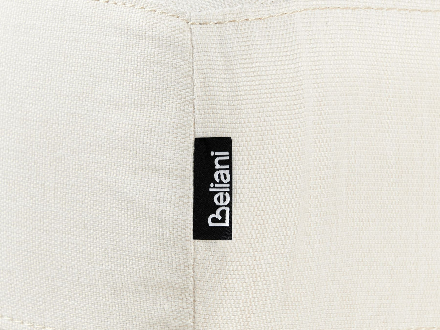 Fabric 3 Seater Sofa Off White IKAST