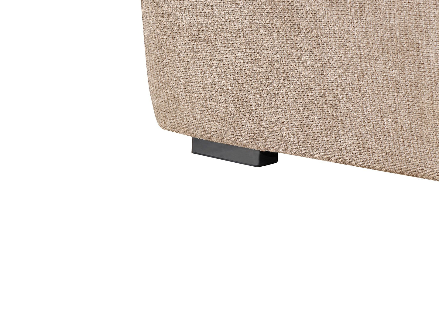 3 Seater Fabric Sofa Beige KORIO
