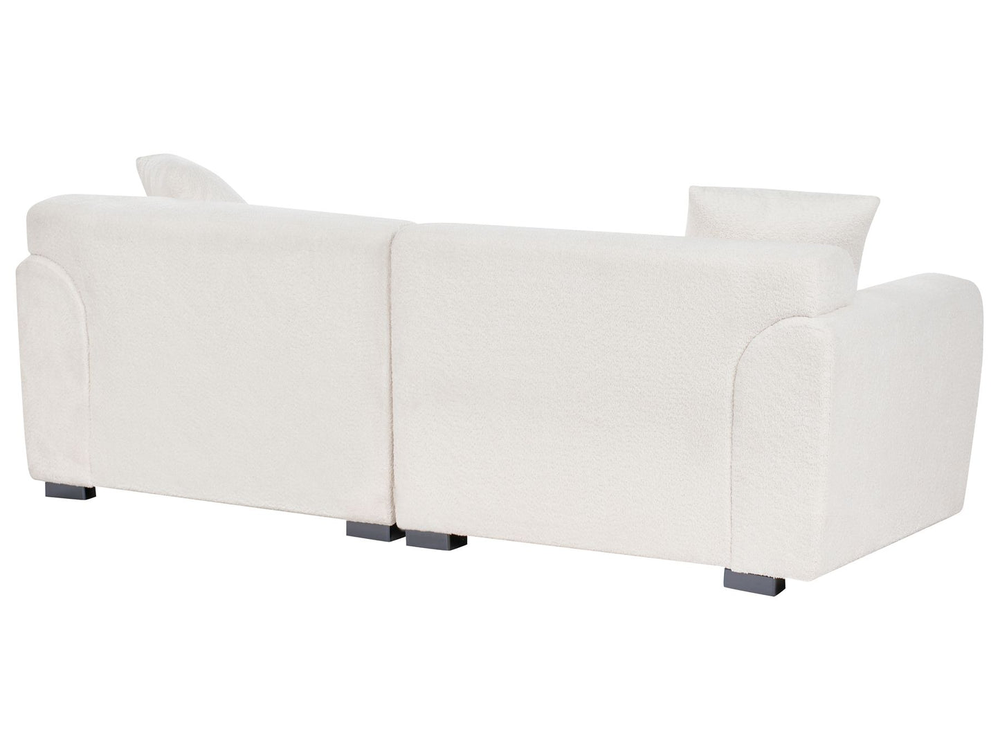 3 Seater Boucle Sofa White KORIO