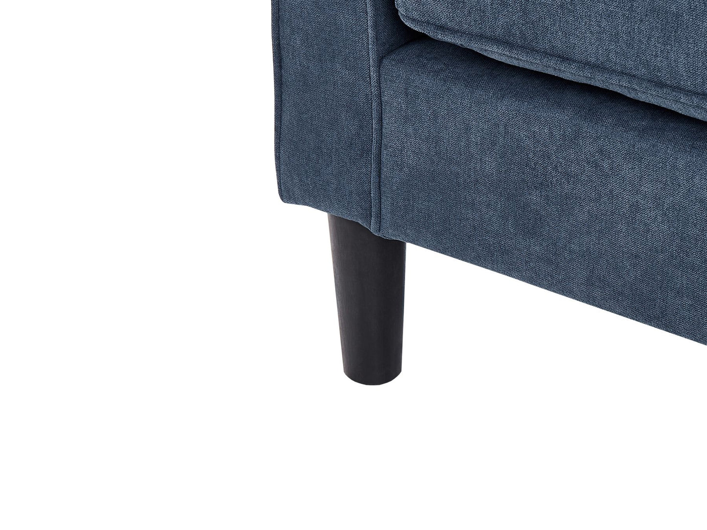 Fabric Sofa with Ottoman Navy Blue AVESTA