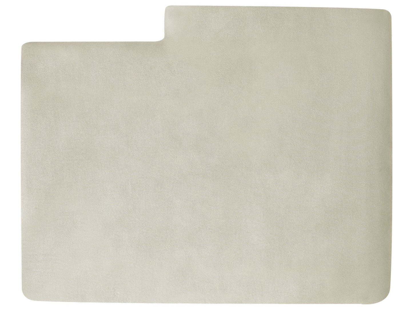 Left Hand Fabric Corner Sofa Off-White MALOY