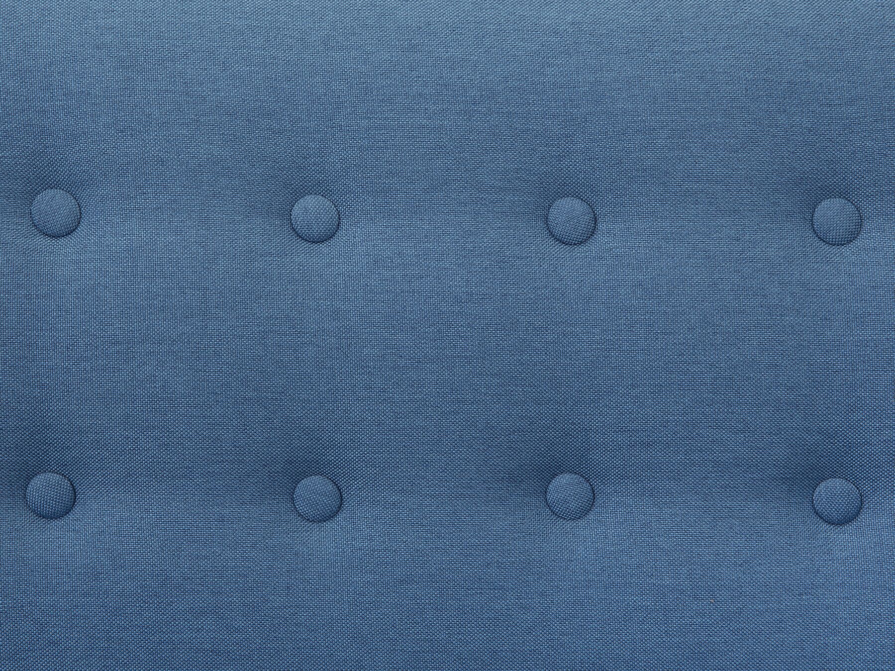3 Seater Fabric Sofa Blue MOTALA